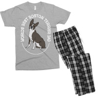 Boston Terrier T Shirtboston Terrier   Worlds Best Boston Terrier Dad Men's T-shirt Pajama Set | Artistshot