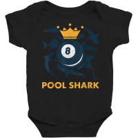 Pool Shark Billiards Pool Billiards Hall Player Bar T Shirt Baby Bodysuit | Artistshot