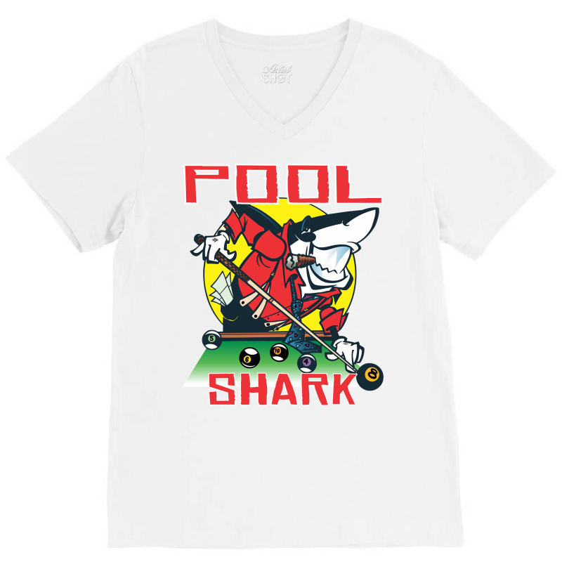 Pool Shark Funny Billiards Eight Ball Nine Ball T Shirt V-neck Tee | Artistshot