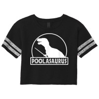 Poolasaurus Billiard Player Dinosaur Snooker Eight Ball Cue T Shirt Scorecard Crop Tee | Artistshot