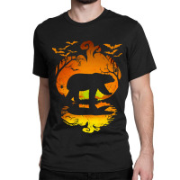 Bear Polar Bear Silhouette Pumpkin Halloween Costume 402 Polar Panda Classic T-shirt | Artistshot