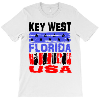 Key West Florida Usa T-shirt Designed By Gary B Boswell