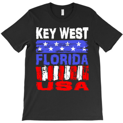 Key West Florida Usa T-shirt Designed By Gary B Boswell