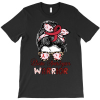 Brain Aneurysm Awareness T Shirtmessy Hair Bun Brain Aneurysm Awarenes T-shirt | Artistshot