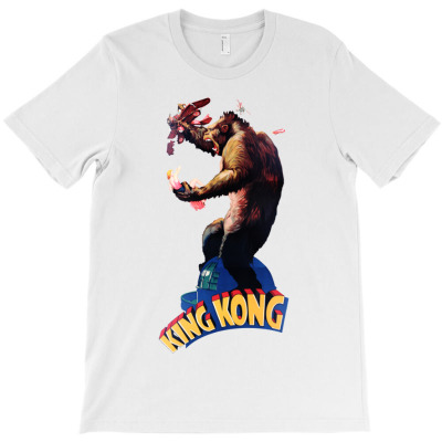 King Kong Retro T-shirt Designed By Gary B Boswell