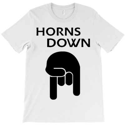 Horns Down T-shirt Designed By Gary B Boswell