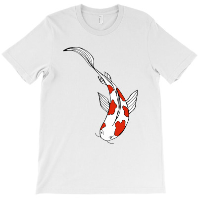 Bright Fun Koi Fish T-shirt Designed By Tee Shop