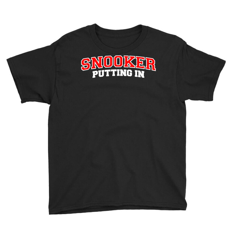 Snooker Putting In Billiards Pool Player T Shirt Youth Tee | Artistshot