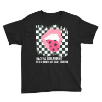 Racers Girlfriend Dirt Track Racing Stock Car Racetrack Gear T Shirt Youth Tee | Artistshot