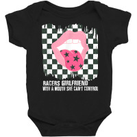 Racers Girlfriend Dirt Track Racing Stock Car Racetrack Gear T Shirt Baby Bodysuit | Artistshot