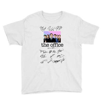 The Office Signed Script Youth Tee Designed By Sengul