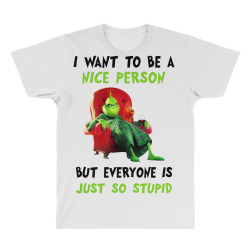i want to be a nice person but everyone is just so stupid for light All Over Men's T-shirt | Artistshot