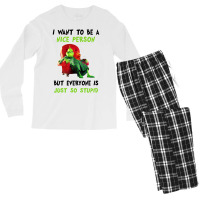 I Want To Be A Nice Person But Everyone Is Just So Stupid For Light Men's Long Sleeve Pajama Set | Artistshot