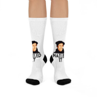 Martin Luther Nailed It Reformation Funny Gift Protestant T Shirt Crew Socks | Artistshot