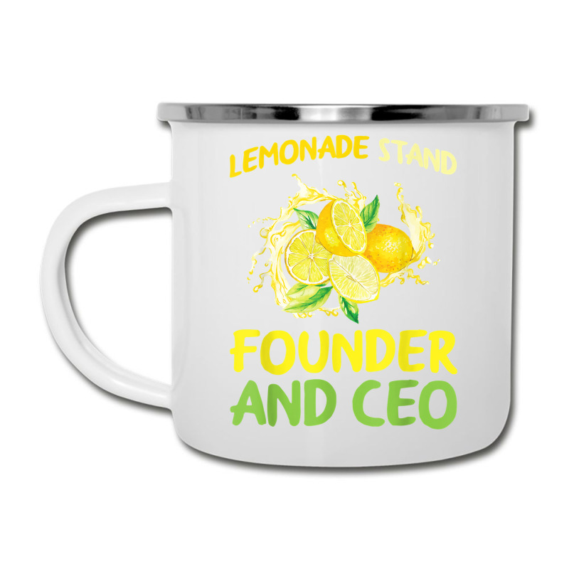 Lemonade Stand Founder And Ceo Lemon Juice Boss T Shirt Camper Cup | Artistshot