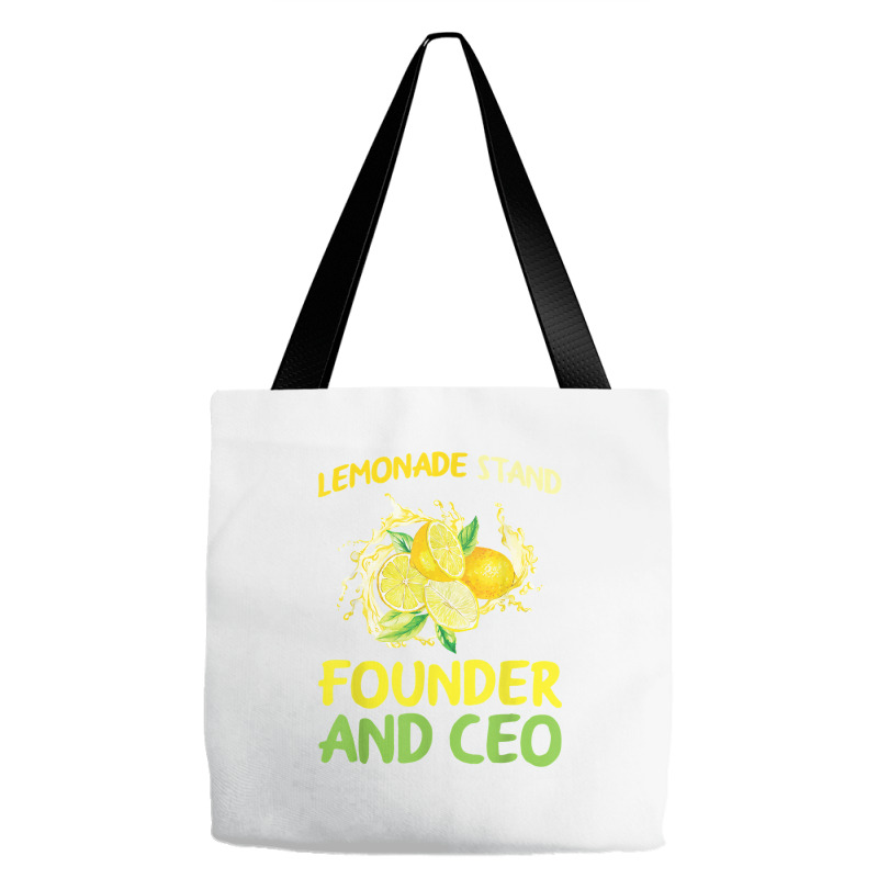 Lemonade Stand Founder And Ceo Lemon Juice Boss T Shirt Tote Bags | Artistshot