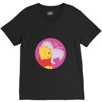 Cartoons,bear,piglet,tigger,eeyore V-neck Tee | Artistshot