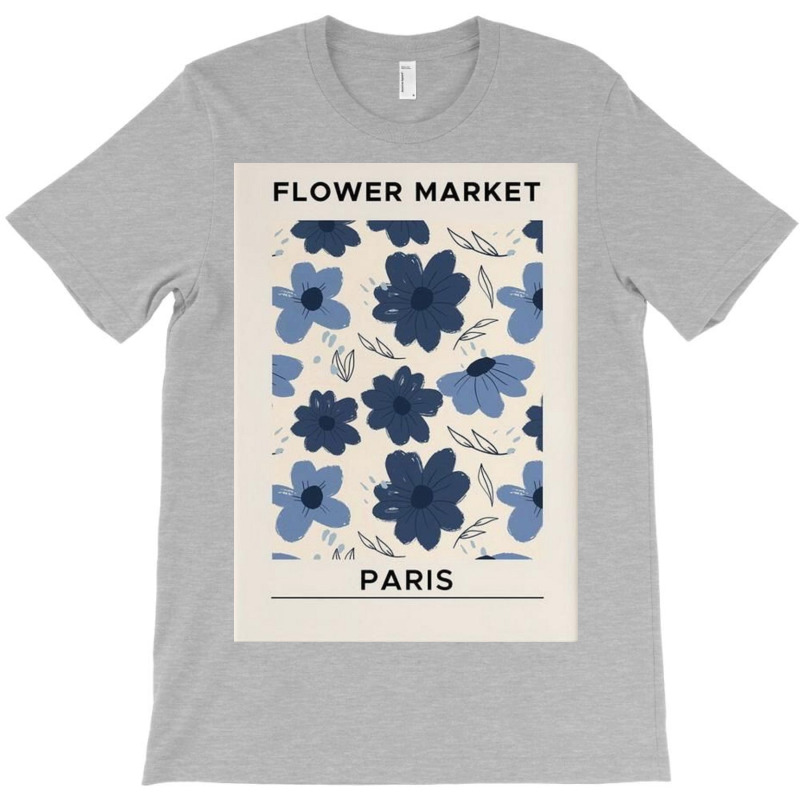 Flower Market Paris T-Shirt by David J | Artistshot