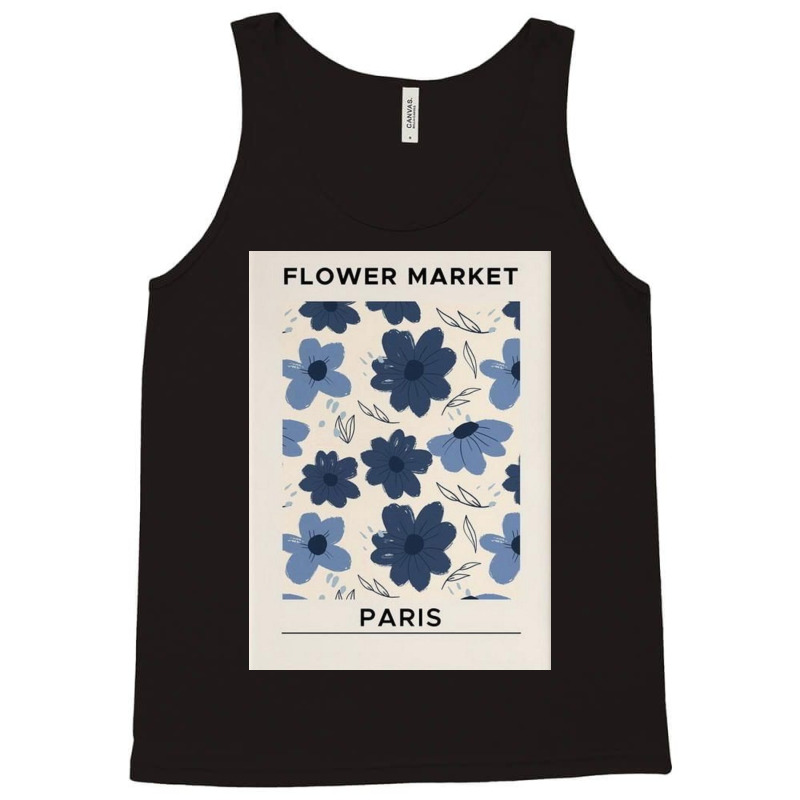 Flower Market Paris Tank Top by David J | Artistshot