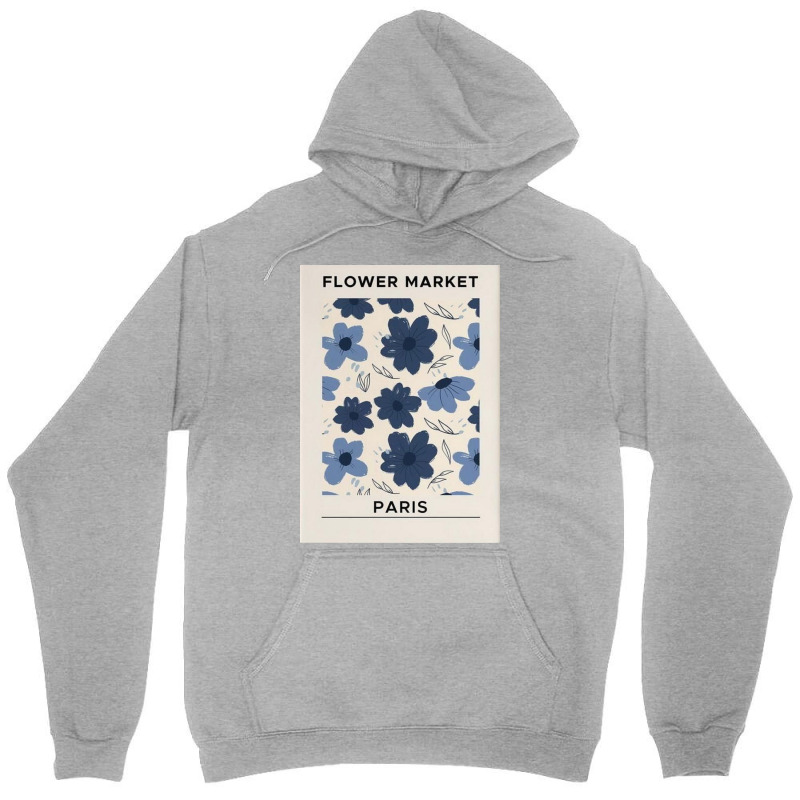 Flower Market Paris Unisex Hoodie by David J | Artistshot