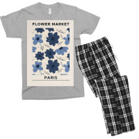 Flower Market Paris Men's T-shirt Pajama Set | Artistshot