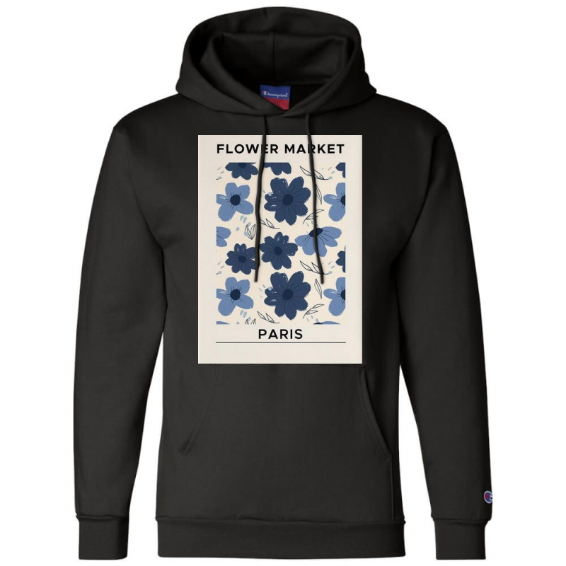 Flower Market Paris Champion Hoodie by David J | Artistshot