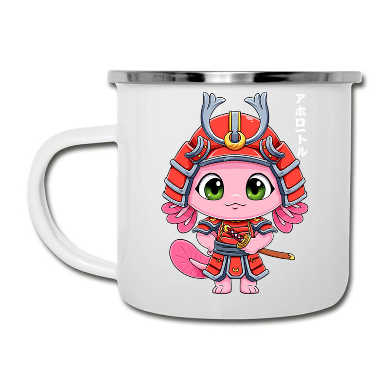 Axolotl Samurai Ronin Japanese Walking Fish Anime Otaku Kids Camper Cup ...