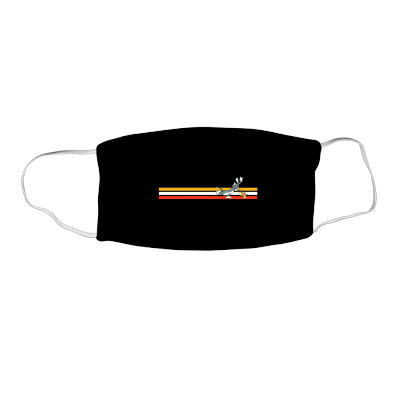 Retro Stripes Face Mask Rectangle Designed By Wildern