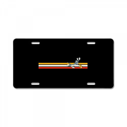 retro stripes License Plate | Artistshot