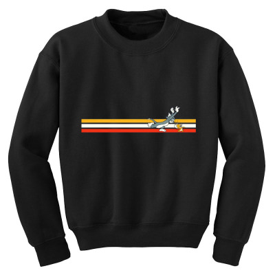 Retro Stripes Youth Sweatshirt Designed By Wildern