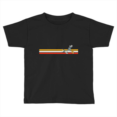 Retro Stripes Toddler T-shirt Designed By Wildern