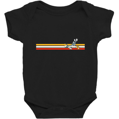 Retro Stripes Baby Bodysuit Designed By Wildern