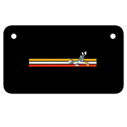 retro stripes Motorcycle License Plate | Artistshot