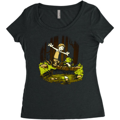 Training We Are Women's Triblend Scoop T-shirt Designed By Wildern