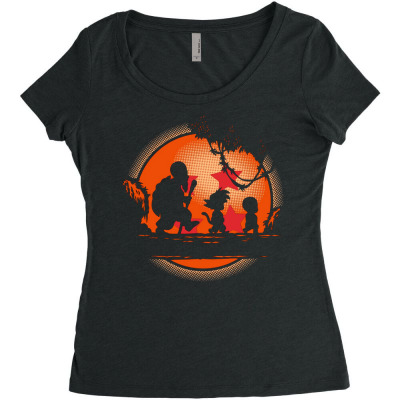 The Training Women's Triblend Scoop T-shirt Designed By Wildern