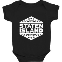 Staten Island Baby Bodysuit | Artistshot