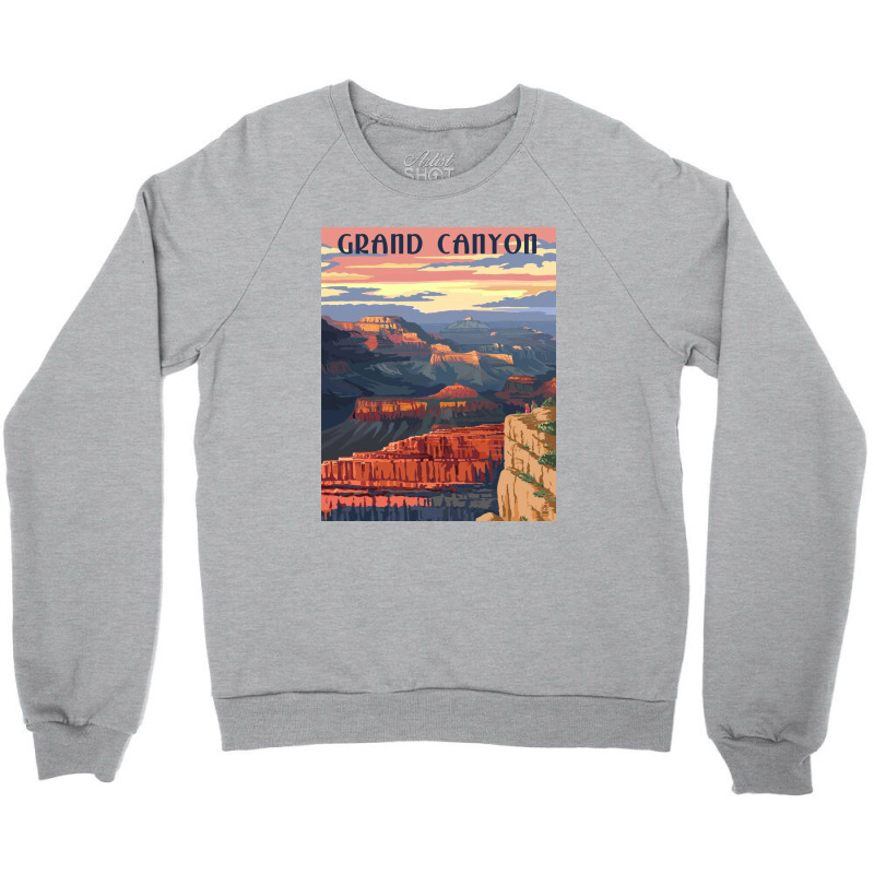 Grand Canyon Sunset Crewneck Sweatshirt by Mariartin | Artistshot