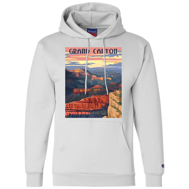 Grand Canyon Sunset Champion Hoodie by Mariartin | Artistshot