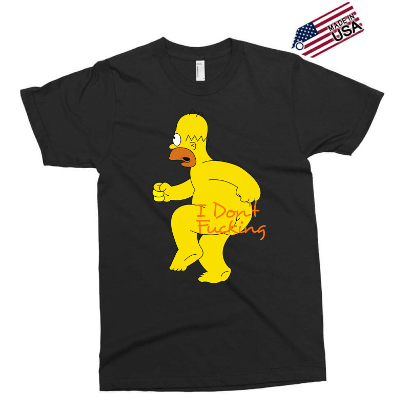 I Don't Fucking The Simpsons Funny Cartoon Exclusive T-shirt by coşkun | Artistshot