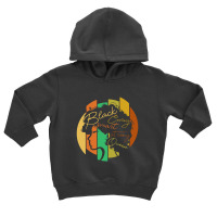 Strong Black Woman Afro Word Art Natural Hair Toddler Hoodie | Artistshot