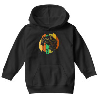 Strong Black Woman Afro Word Art Natural Hair Youth Hoodie | Artistshot