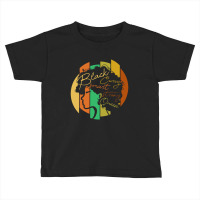 Strong Black Woman Afro Word Art Natural Hair Toddler T-shirt | Artistshot