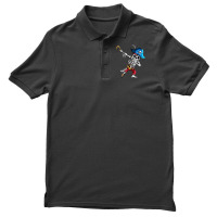 Dabbing Pirates Skeleton Eye Flap Pirate Ship Halloween Men's Polo Shirt | Artistshot