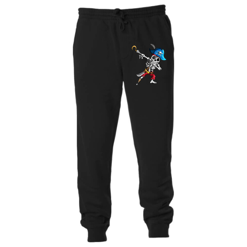 Dabbing Pirates Skeleton Eye Flap Pirate Ship Halloween Unisex Jogger | Artistshot