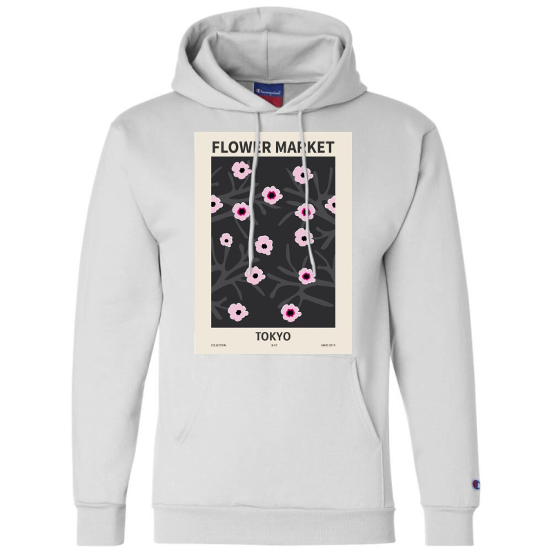 Flower Market Tokyo Champion Hoodie | Artistshot