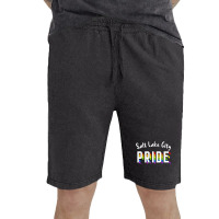 Salt Lake City Pride Lgbt Loud And Proud Vintage Short | Artistshot