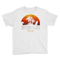 Treasure Island Beach Florida Fl Palms Vacation Surf Sunset T Shirt Youth Tee | Artistshot