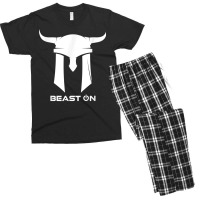 Viking Helmet  Beast On  Gym Motivation Fitness Sayings T Shirt Men's T-shirt Pajama Set | Artistshot