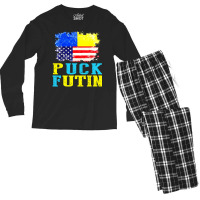 Puck Futin Meme Men's Long Sleeve Pajama Set | Artistshot