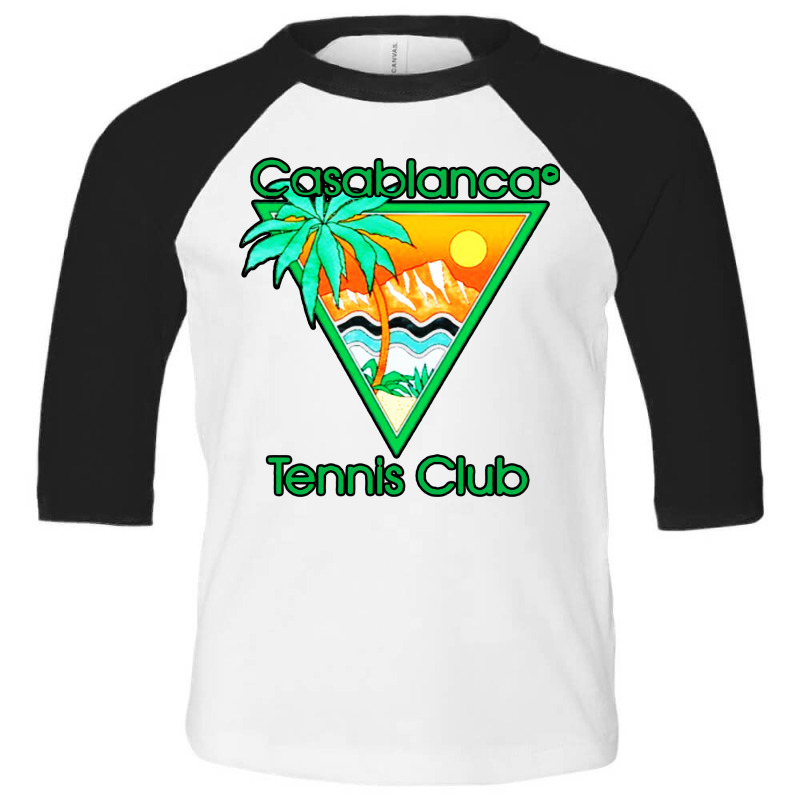 Casablanca Tennis Club Toddler 3/4 Sleeve Tee | Artistshot